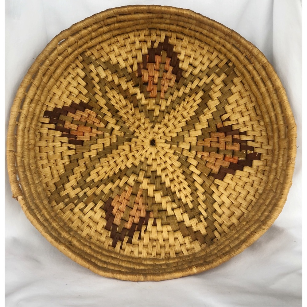 Basket with Beautiful Print